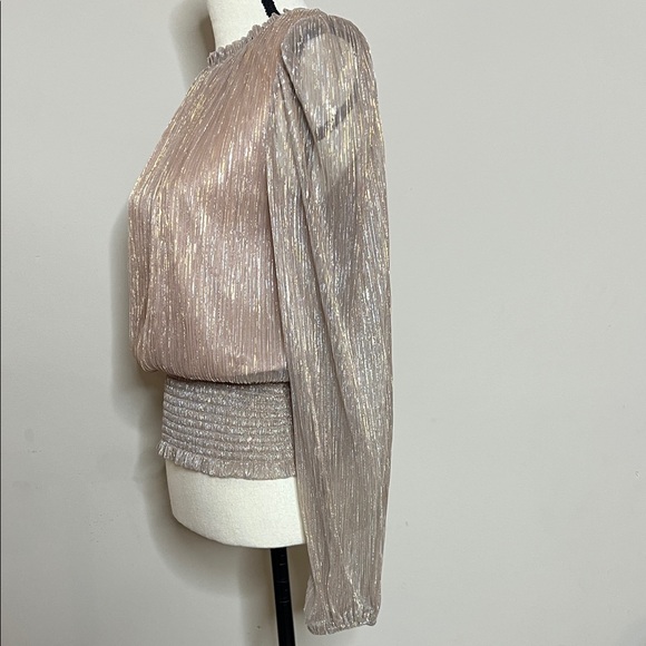 🏆🏅👸Joie Lovely Elegant Metallic Blouse - Picture 10 of 14